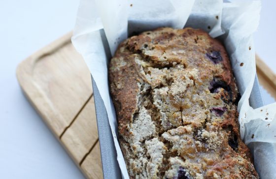 Blueberry and lemon loaf
