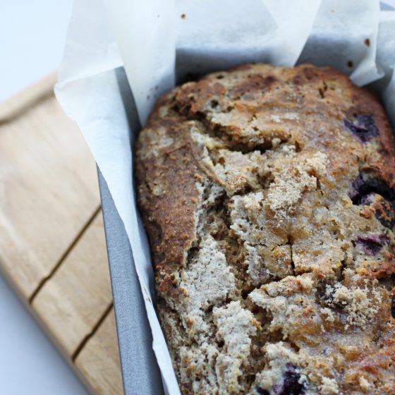 Blueberry and lemon loaf