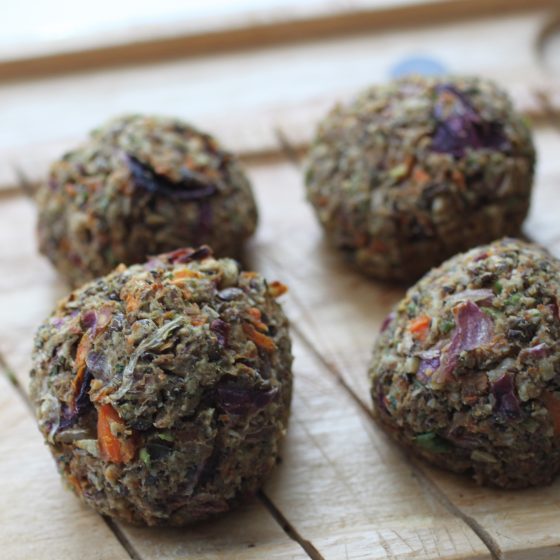 Veggie meatballs