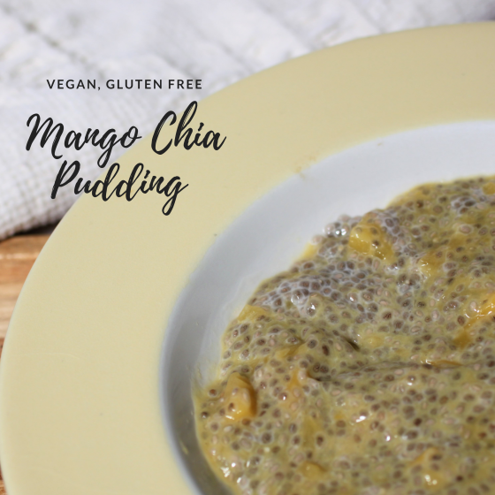 mango chia pudding