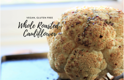 whole roasted cauliflower
