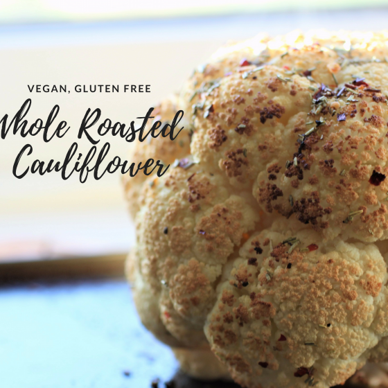 whole roasted cauliflower