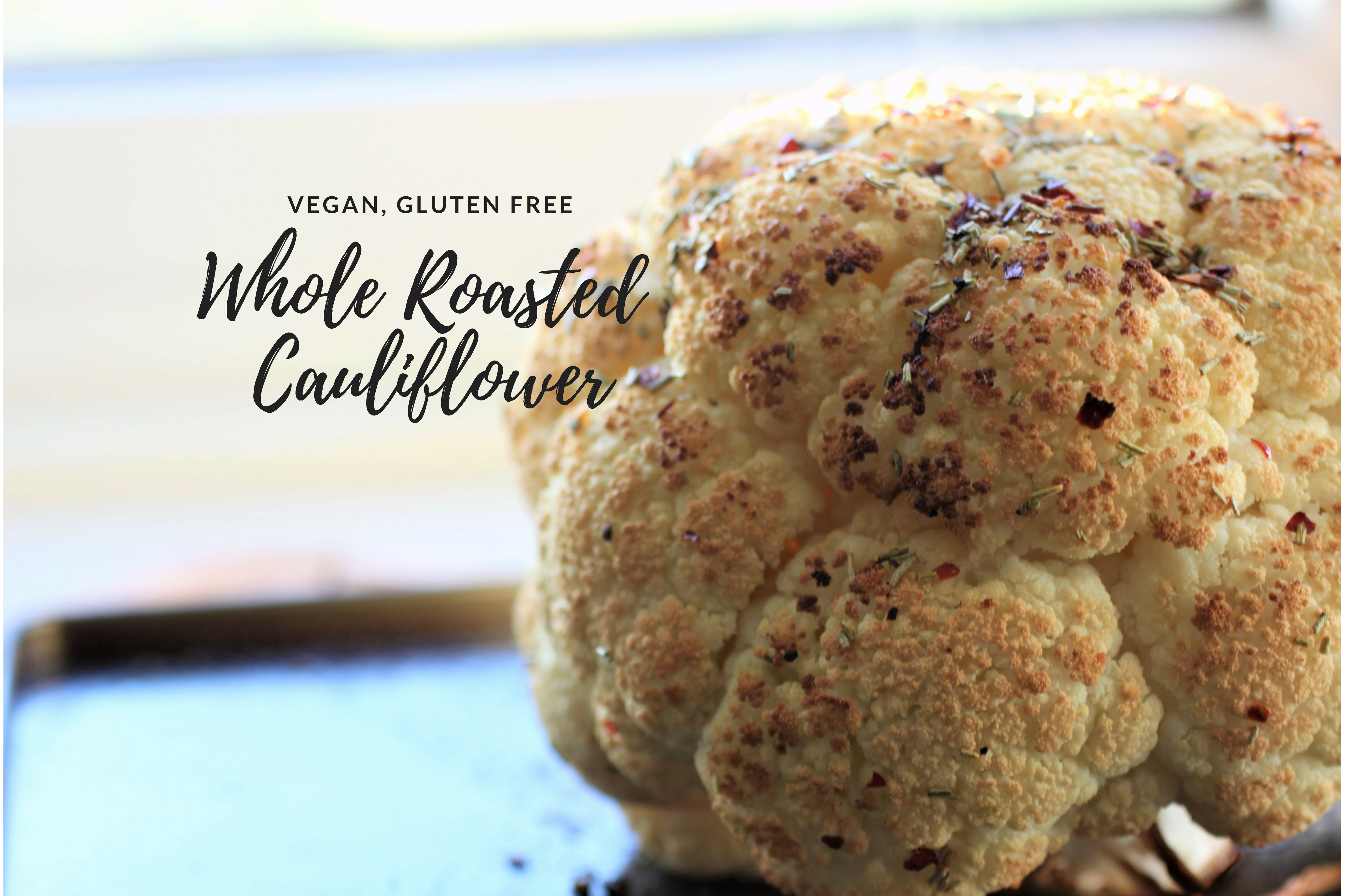 whole roasted cauliflower