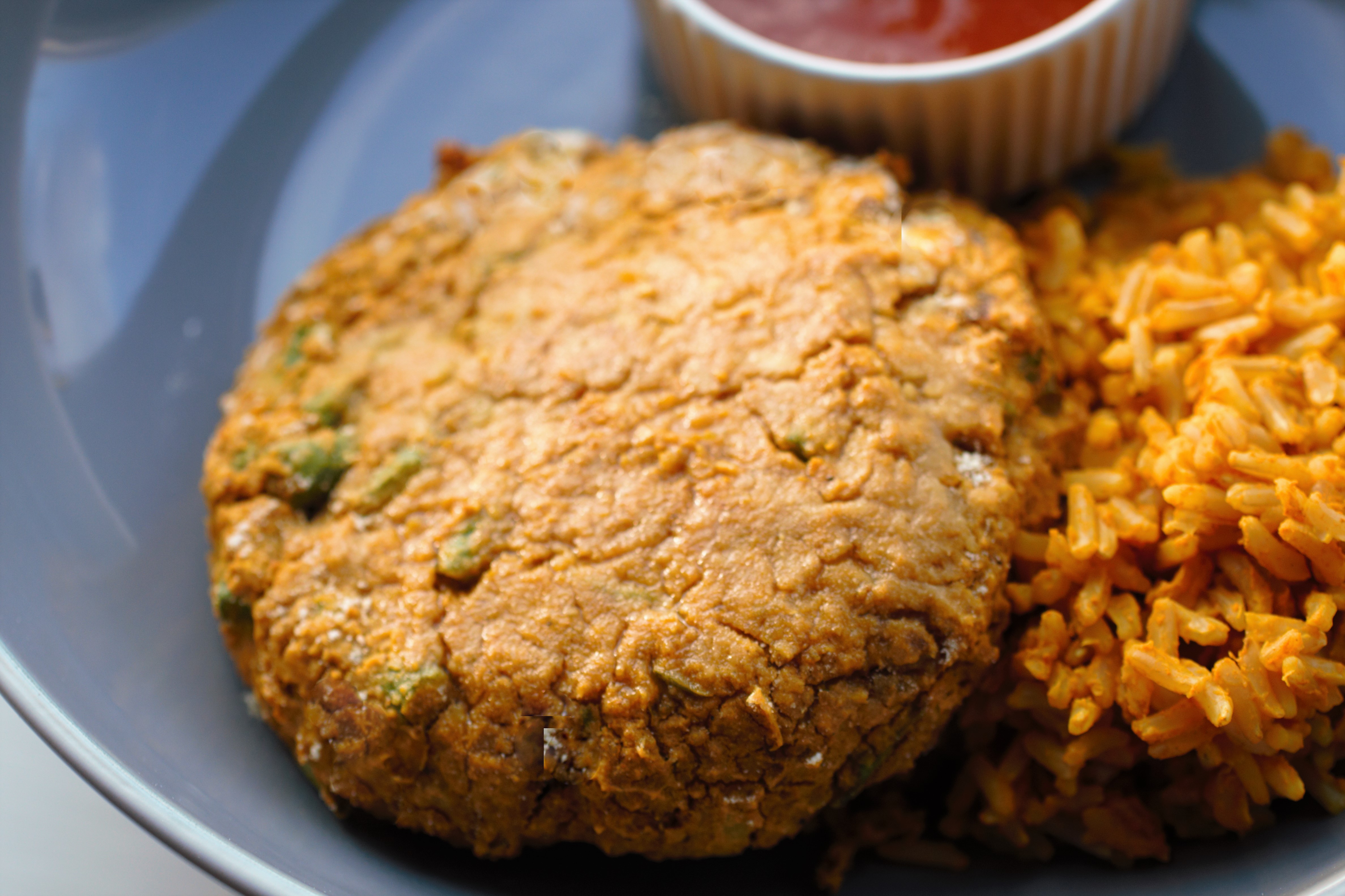 Chickpea burger