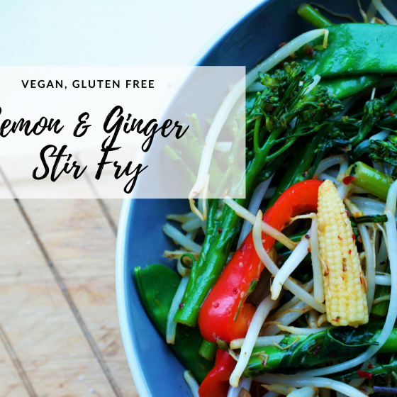 lemon & ginger stir fry