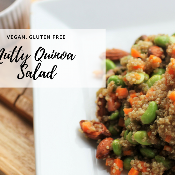 nutty quinoa salad