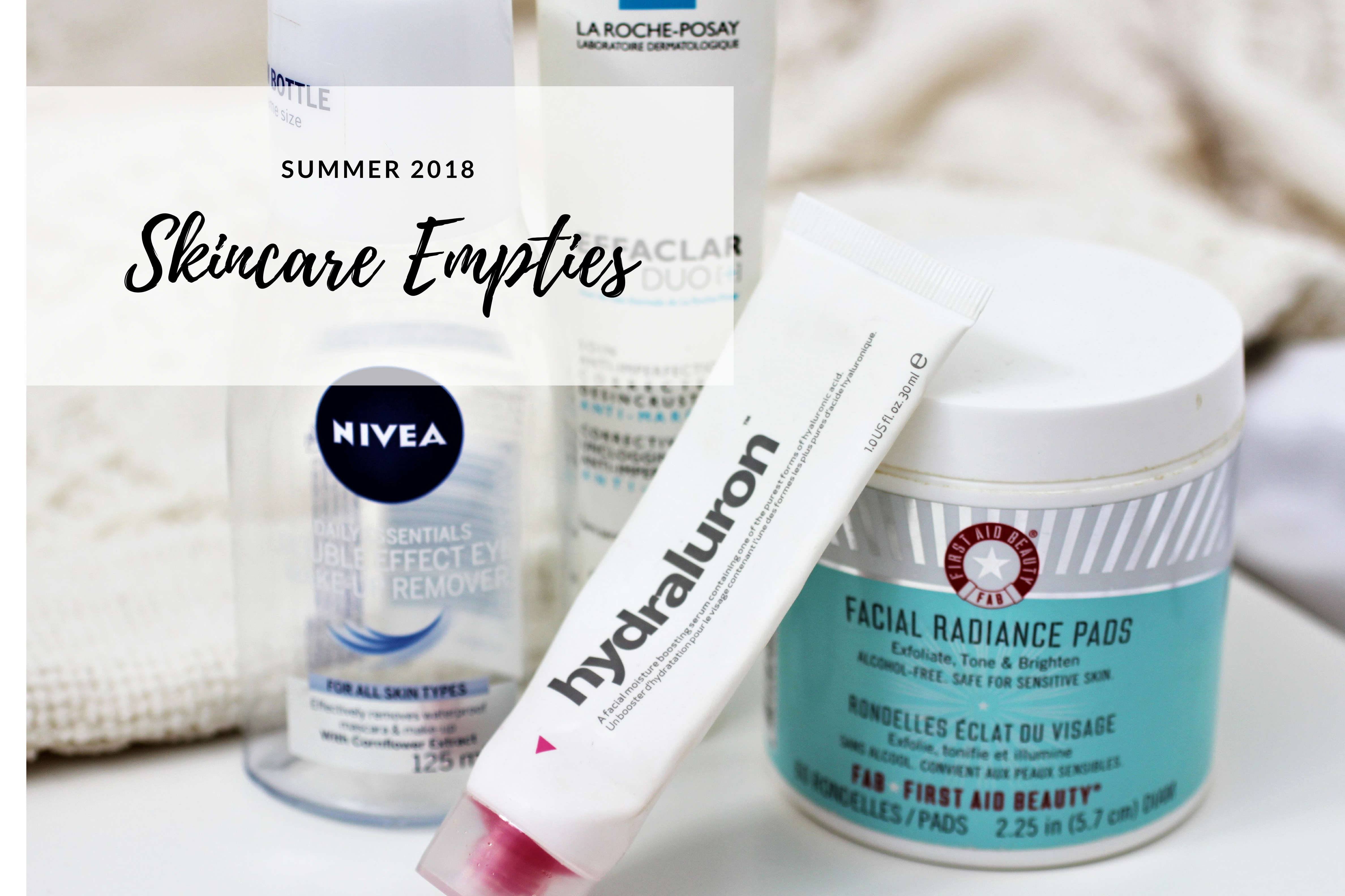 Skincare Empties