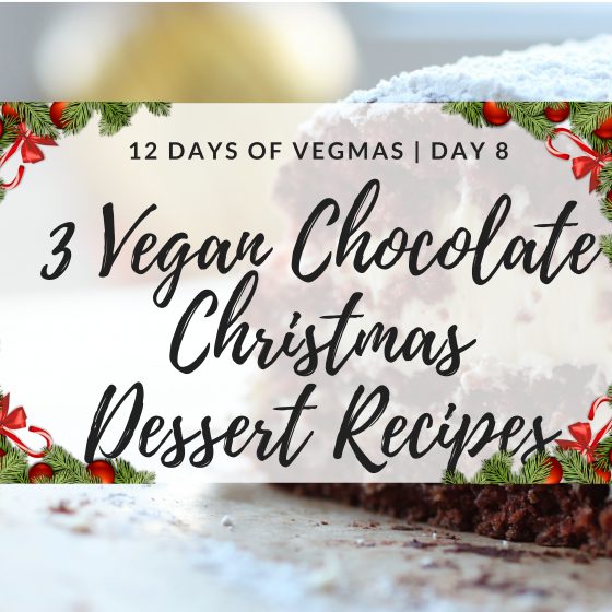 3 vegan christmas dessert recipes
