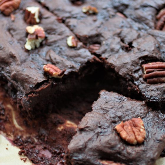 cherry pecan brownies