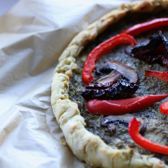 gluten free pizza tart