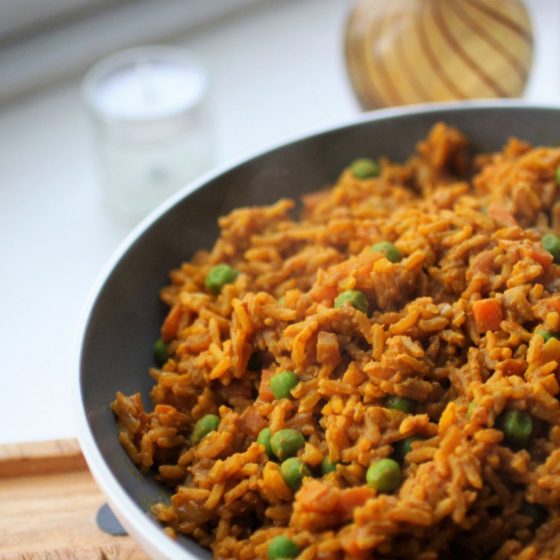 indian rice - vegetable rice dish