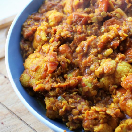 vegan lentil curry