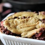 vegan lasagne, freshly made