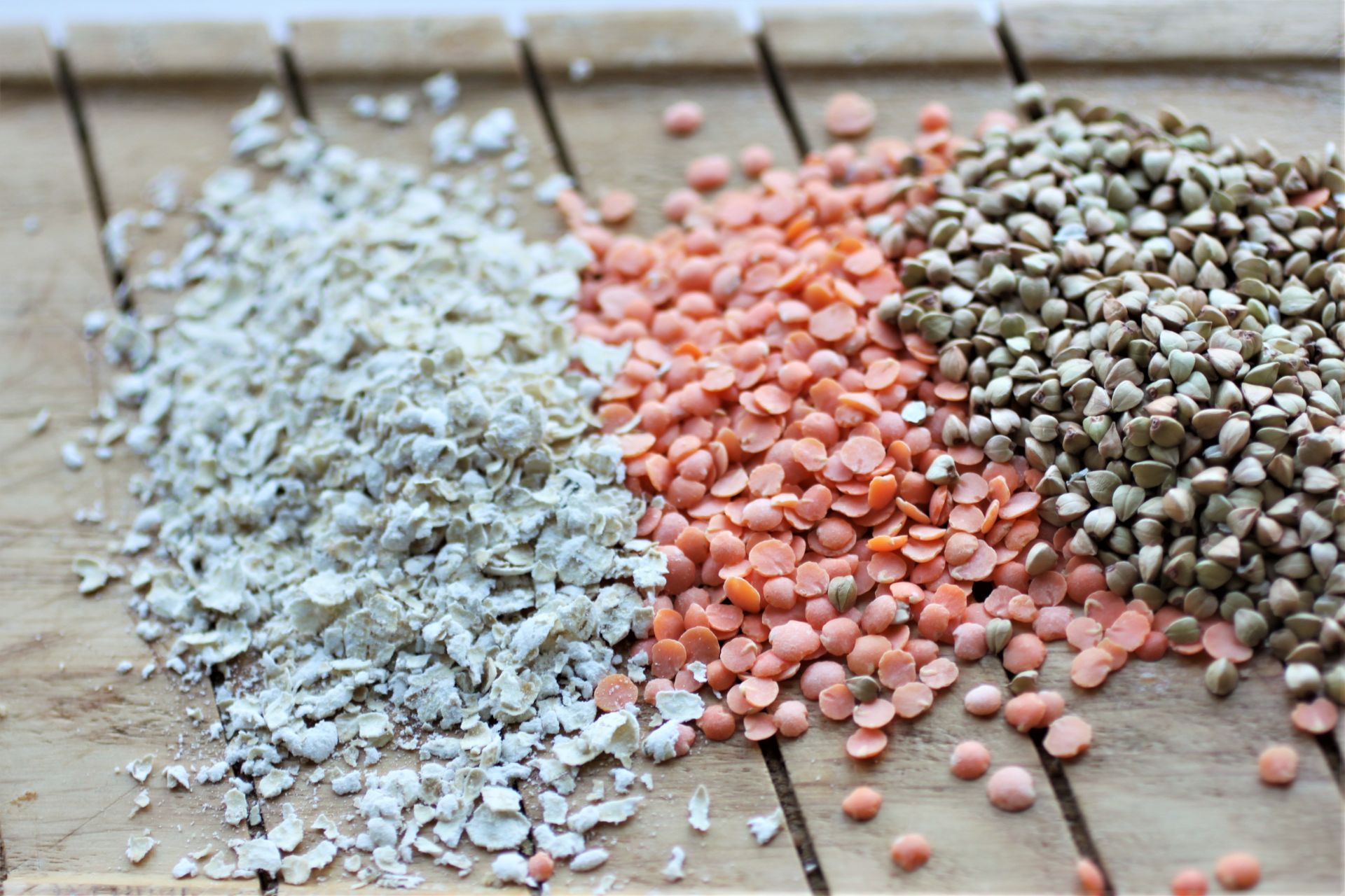 some ingredients I'd typically use to make gluten free flours