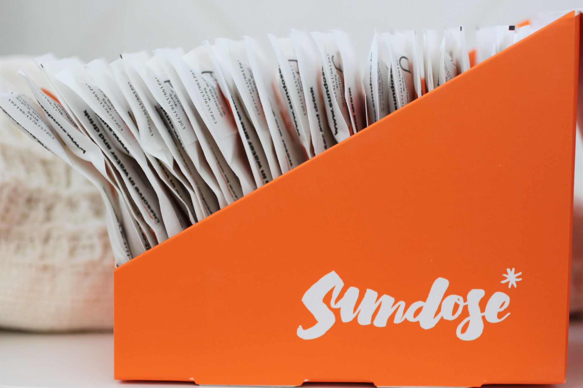 sundose custom vitamins packaging
