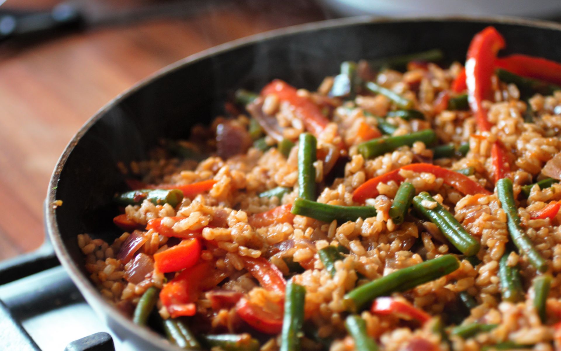 vegan paella recipe cooking 