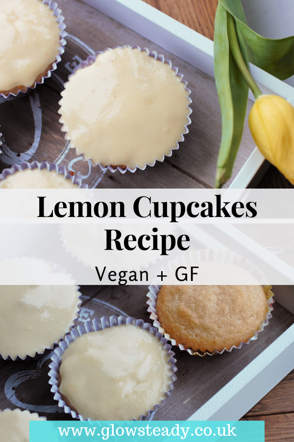 lemon cupcakes pinterest graphic
