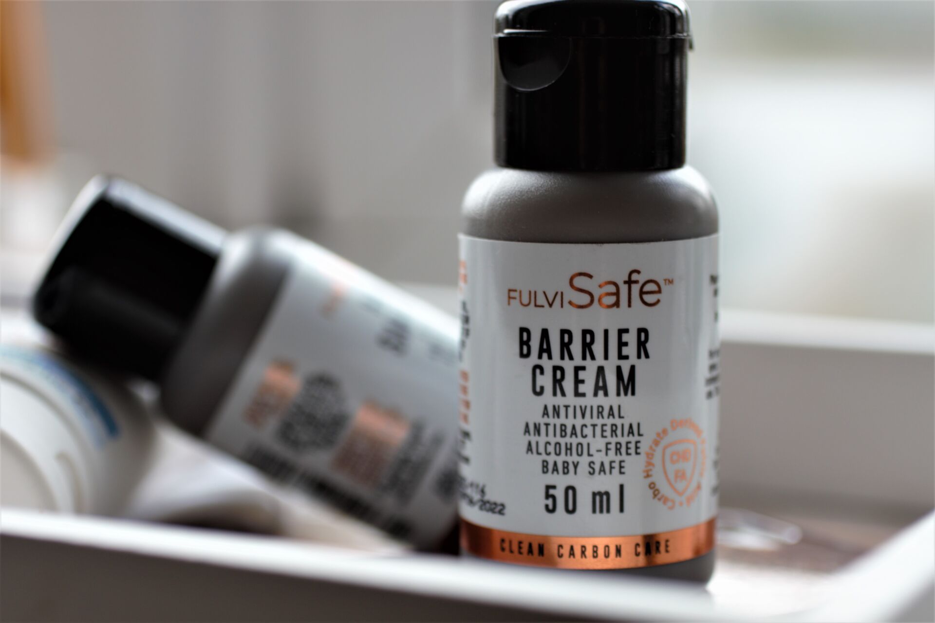 barrier cream bottle