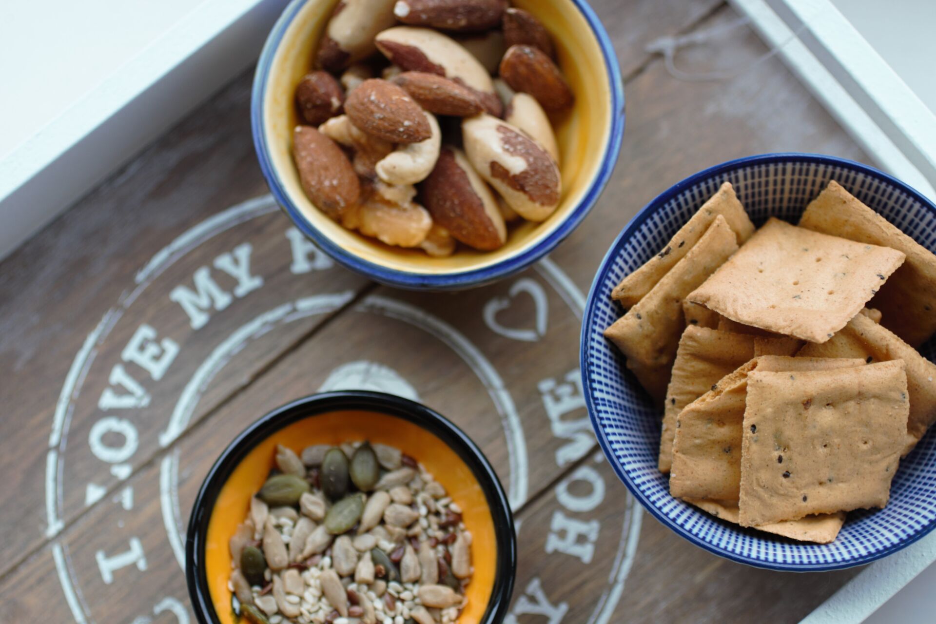 photo of three snack pots