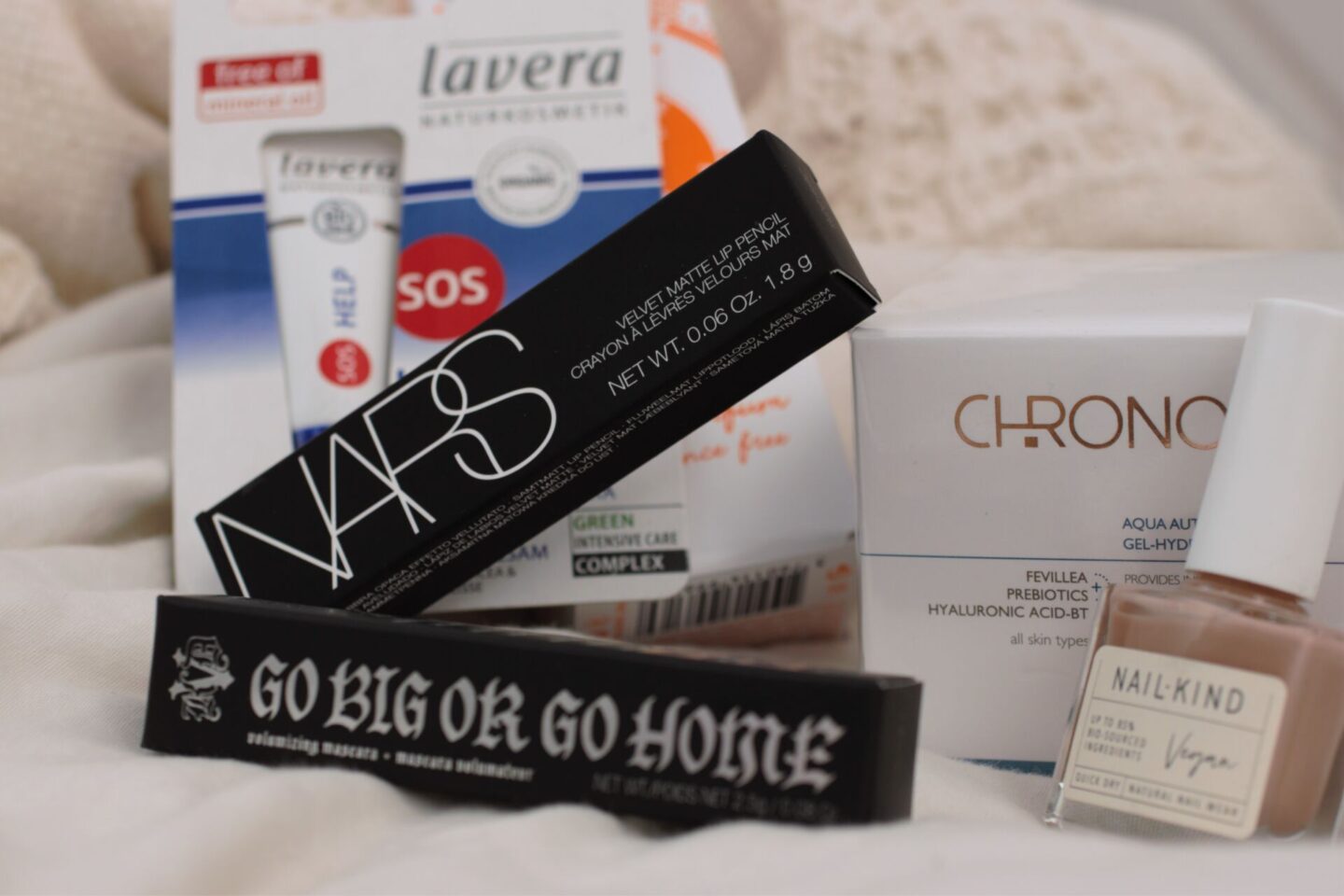 a selection of products from the Latest in Beauty box December 2020