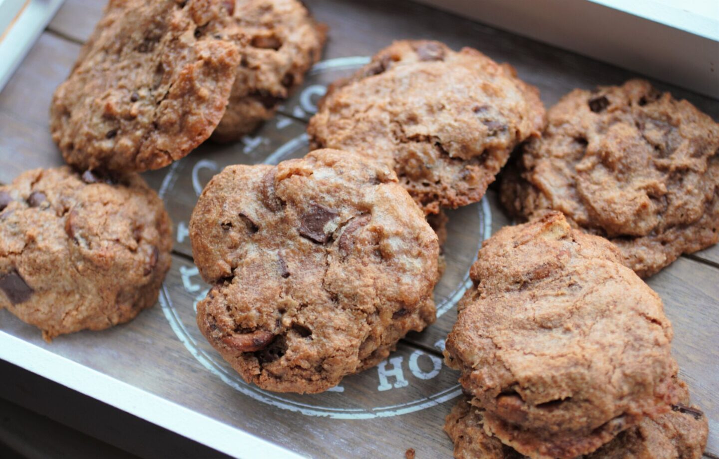 tray of peanut butter cookies