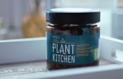 a jar of plant kitchen chocolate hazelnut spread