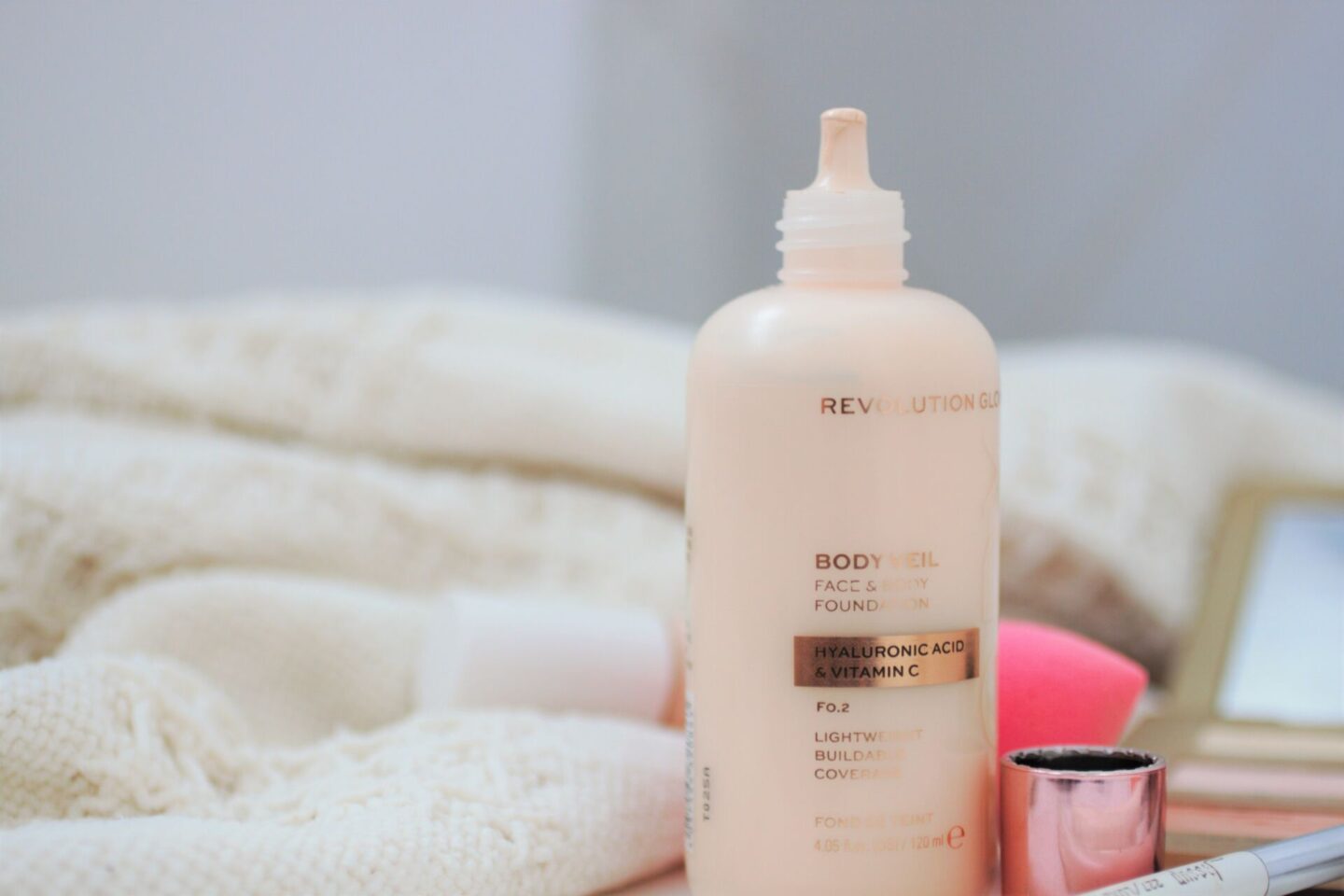 Revolution Veil Face & Body Foundation Bottle