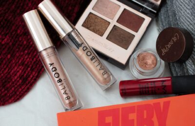 cruelty free autumnal makeup - some palettes and a few highlighter sticks