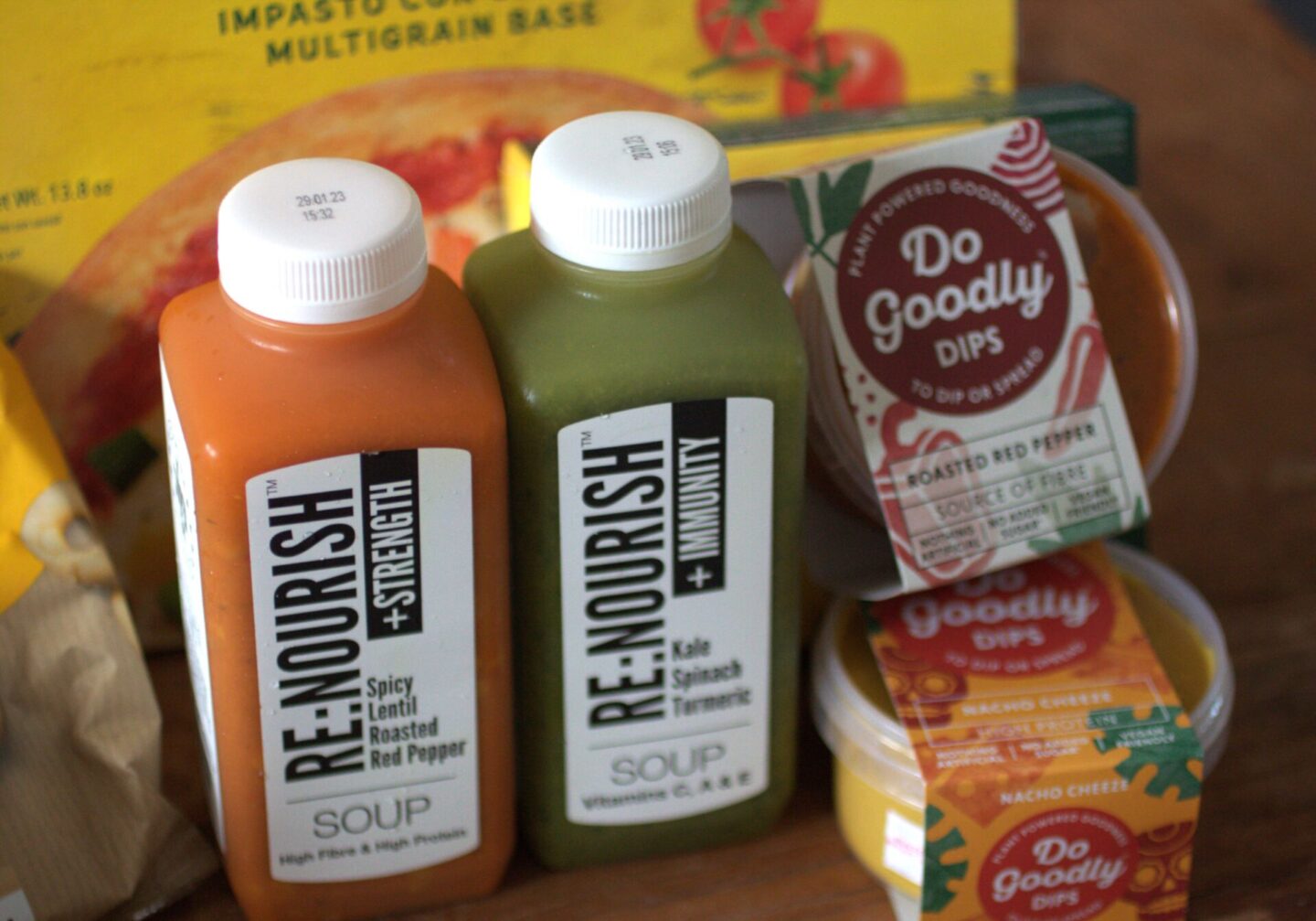 some renourish soups and do goodly dips