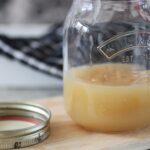 kilner jar filled with vegan lemon curd
