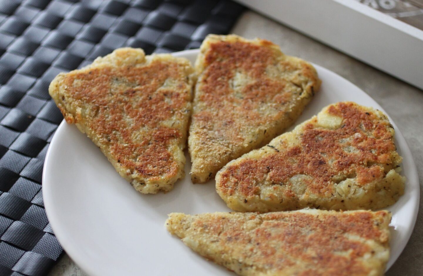 a side plate full of parsnip scones