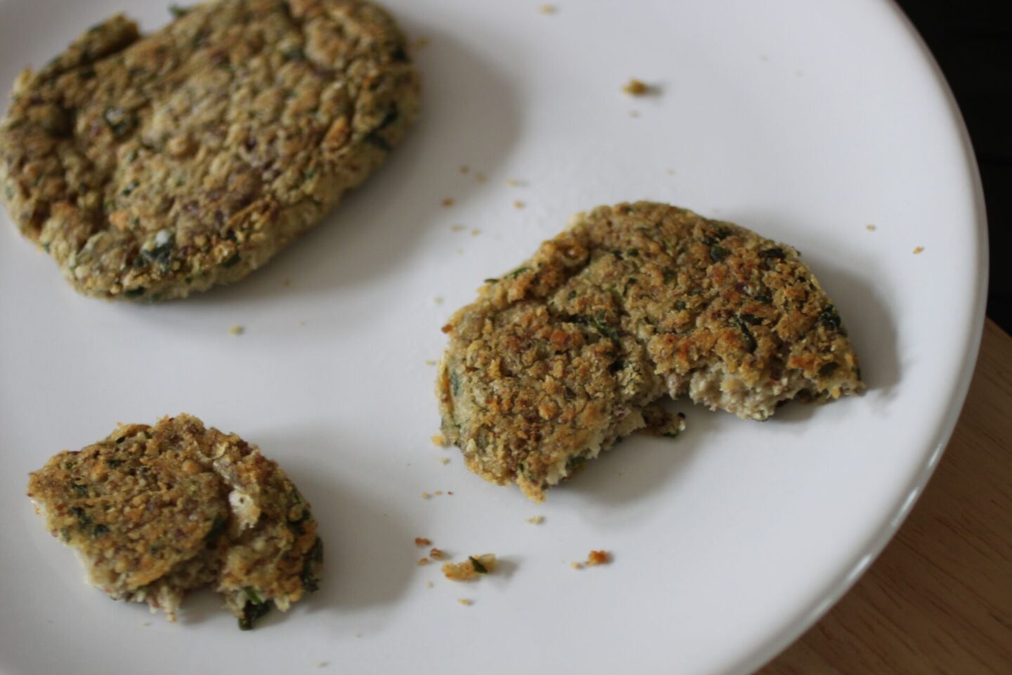 fried fritters on a plate