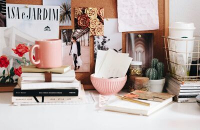 a home office desk