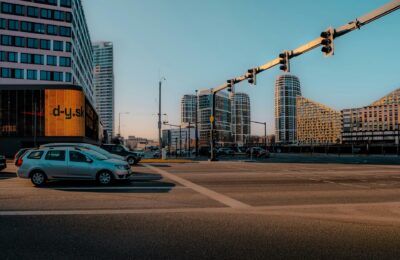 cars in a car park