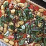 Mediterranean Vegetable Gnocchi shot from above