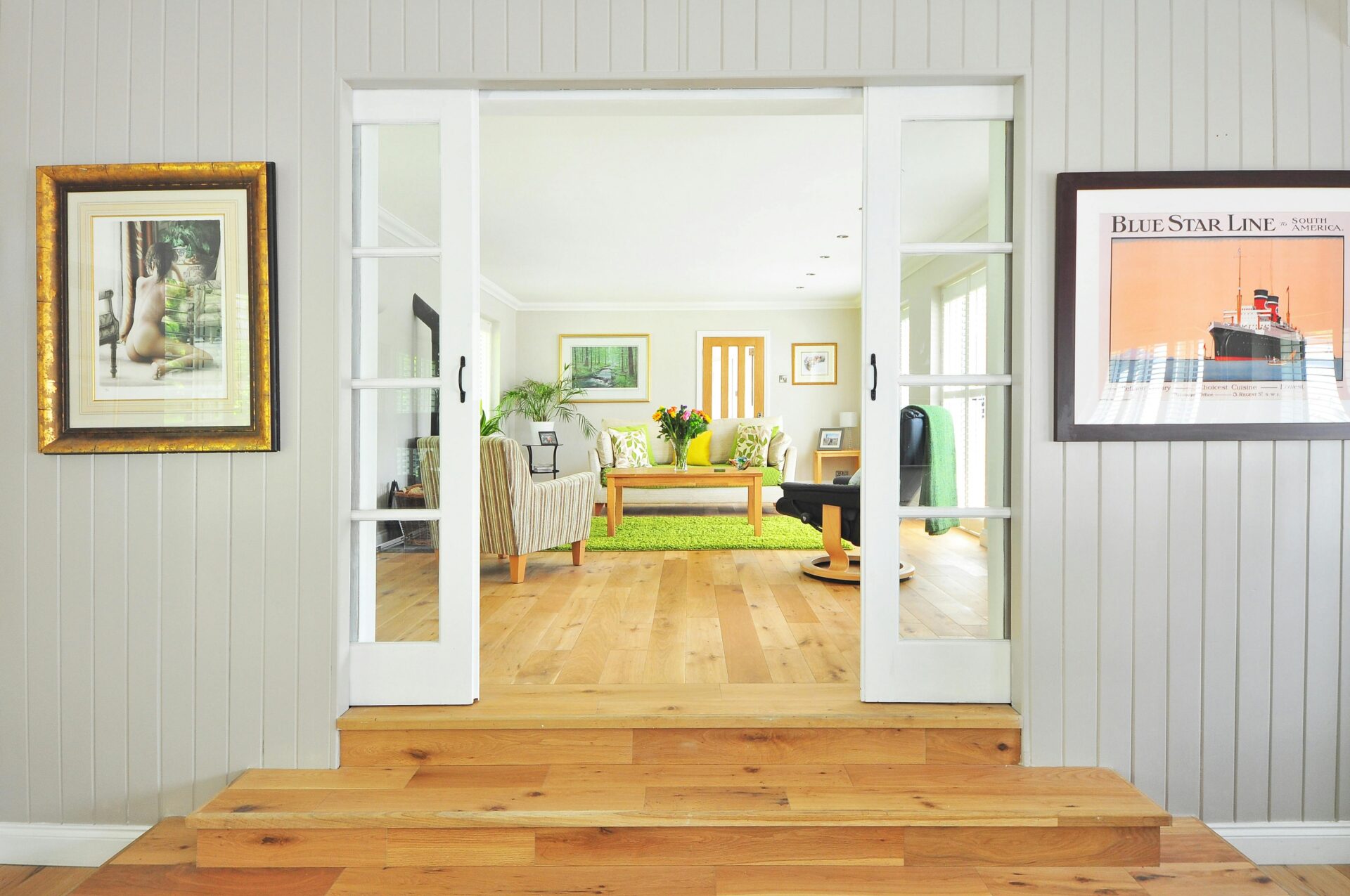 bright living room