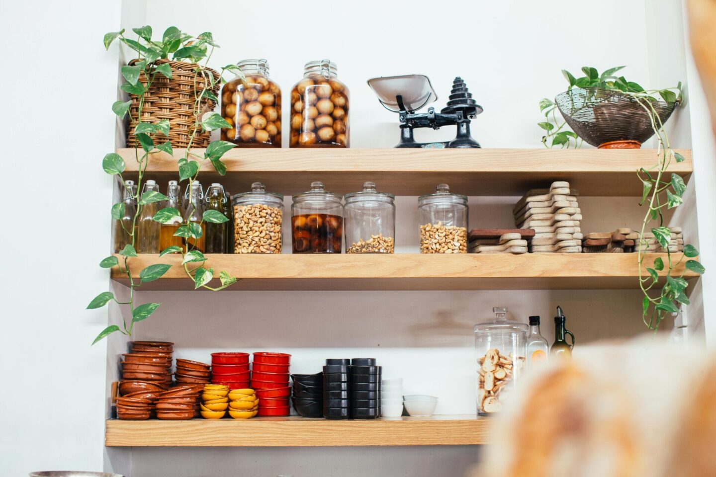 an organised pantry