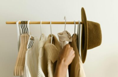 a rail of clothes