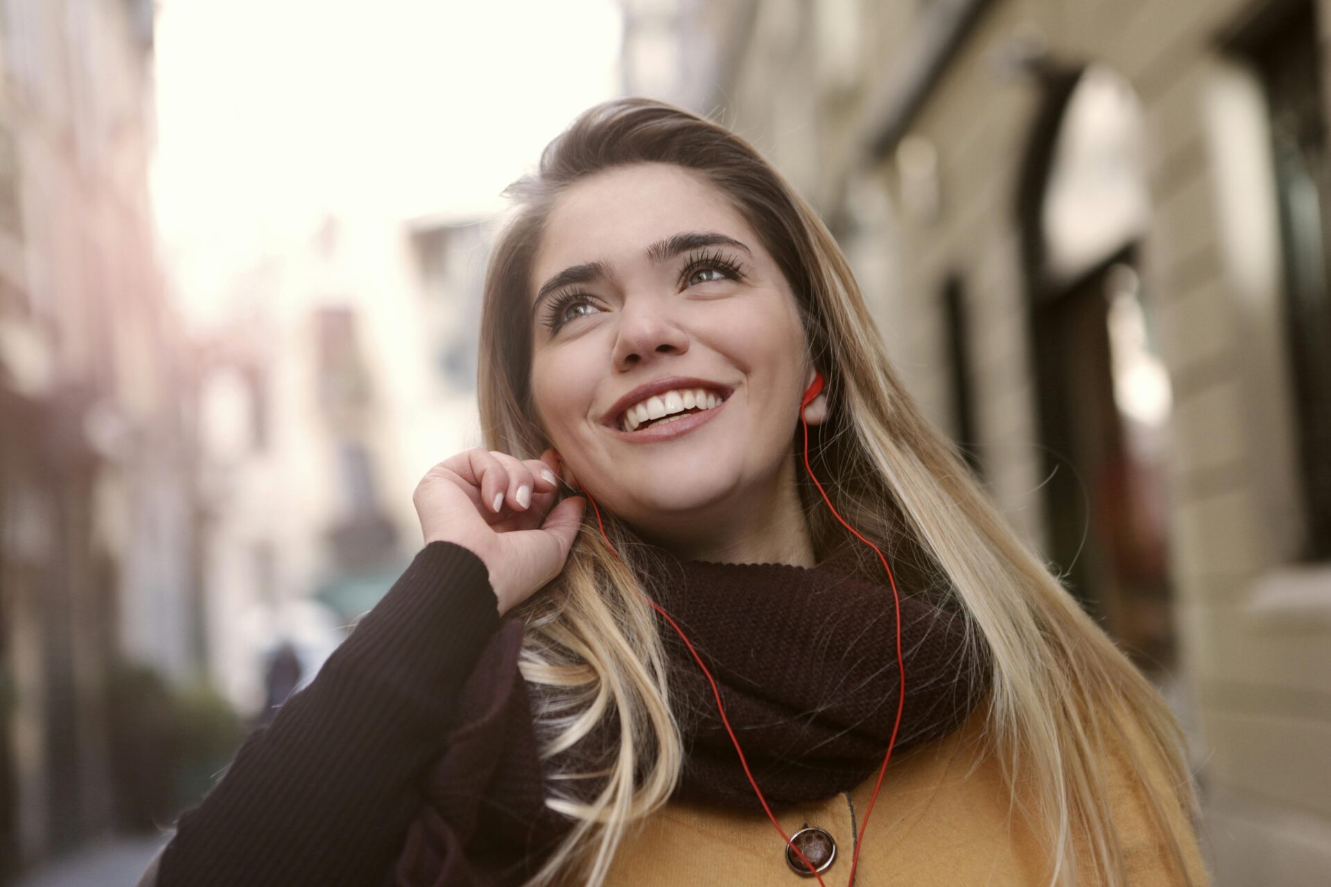 woman with pretty smile