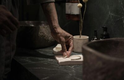 a stone spa sink